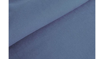 10cm Bündchen Schlauch (100 cm Umfang) kräftiger Feinripp RAUCHBLAU (Grundpreis €14,00/m)
